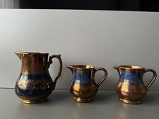 Antique Copper Lustre Ware Jug