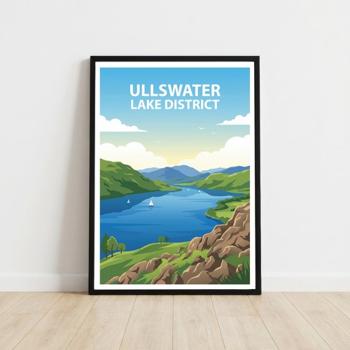 Ullswater lake district - lake,