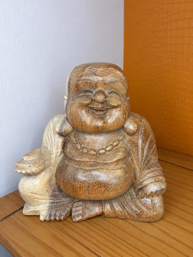 Happy buddha sculpture hand - happy, sculpture/hand