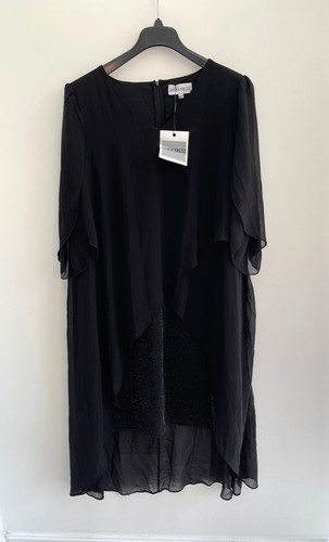 Hanna nikole midi dress black - hanna,