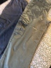 marks and spencer 2 Pairs Cargo Trousers Size 10