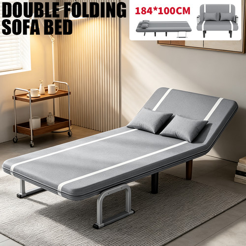 Double fabric sofa bed - double,