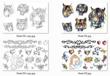 Tattoo Flash 190 Designs On 40