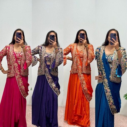 Pre pleated saree - pre-pleated,
