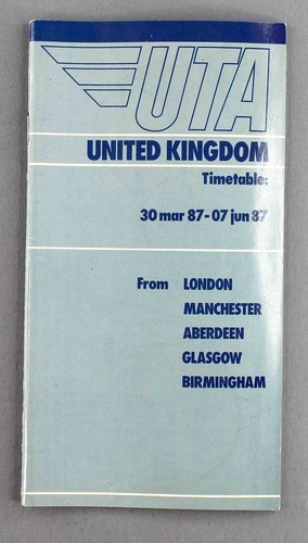 Uta airline timetable - uta, winter