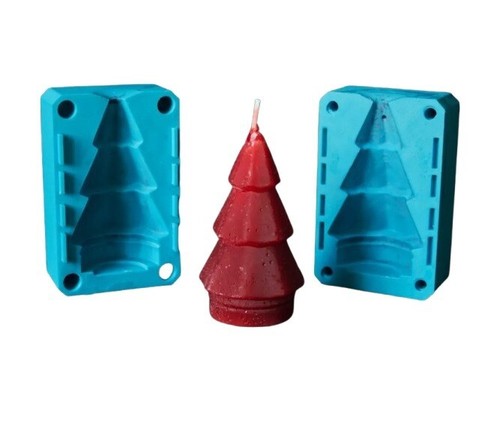 Christmas tree shaped candle - shaped,