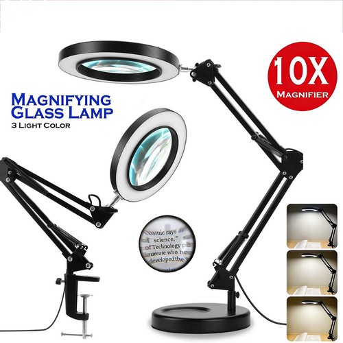 10x magnifying glass desk - magnifying,