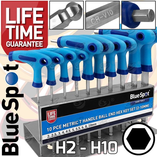 Handle ball end hex keys - t-handle,