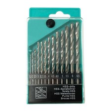 HSS Jeweller's Drill Bits 1.5mm - 6.5mm Large Jewellery Twist Drill Bit 13 pcs