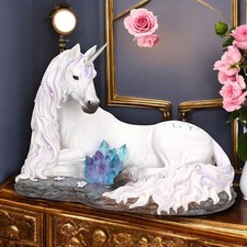 Unicorn Resting Ornament Figurine Statue Home Decoration Fantasy Sculpture Gift