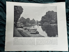c 1890's, Isleworth, Image from G. Newnes part work " Round London "