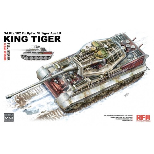 Rye field model tiger - field, 1:35
