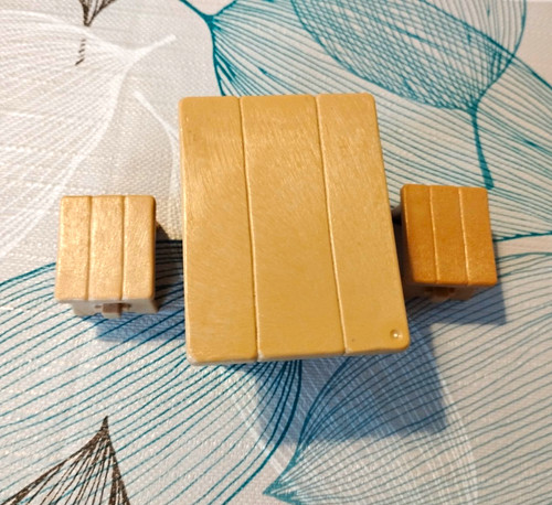 Playmobil wooden table with