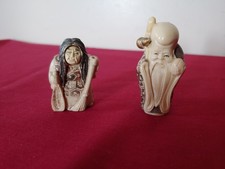 Vintage Netsuke Figurine Set -