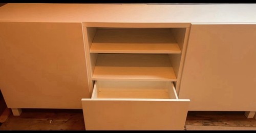 Ikea white cabinet sideboard - white,