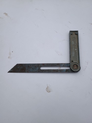 Vintage sliding steel bevel - vintage,