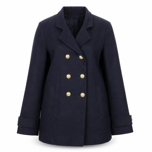Zara womens pea coat - pea,