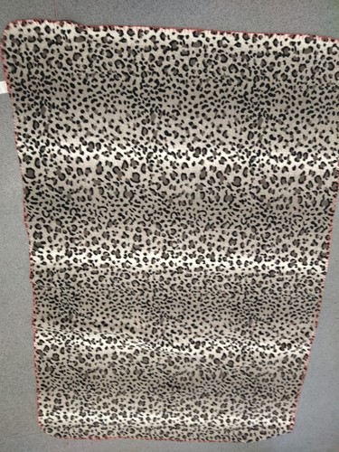 Leopard print throw - print, blanket