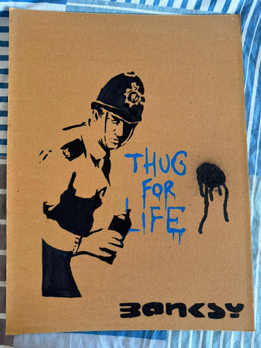 Banksy painting drawing old - banksy,
