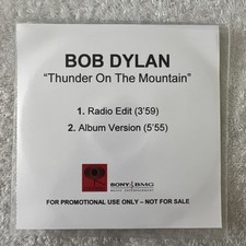 PROMO Bob Dylan - Thunder On The Mountain 2006 Uk Cdr Single 