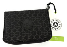 Kipling 'Money Love' Medium Purse/Wallet - Signature Emblem Black - New