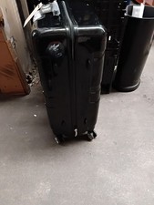 kono glossy black suitcase 28inch