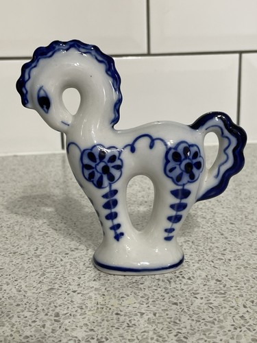 Gzhel porcelain 12cm - porcelain,