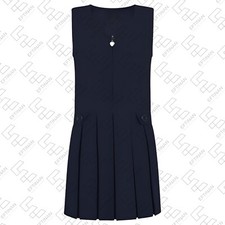 Girls 2 Button Pinafore School