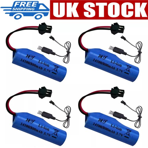 4pcs 800mah battery - 3.7v,