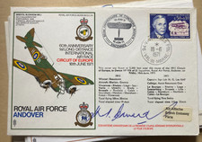 WW2 Victoria Cross winner Hughie Edwards VC signed RAF Andover flown cover SC24