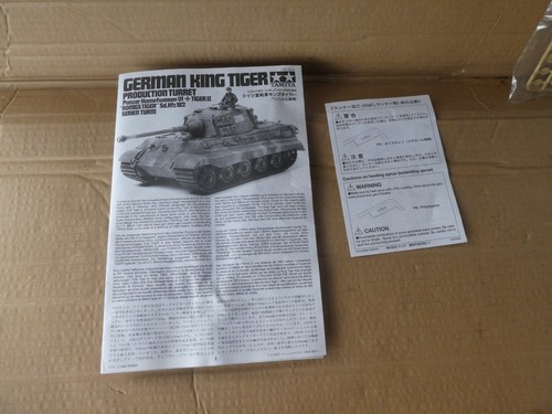 Tamiya king tiger production - tiger,