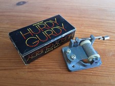 Vintage Boxed Miniature HURDY GURDY plays Love Story Vgc Japan Music Box