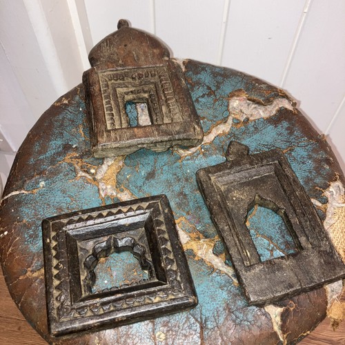 Vintage indian jharokha carved - indian,
