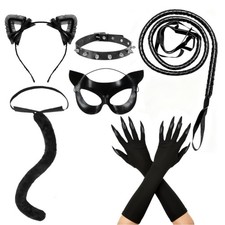 6pcs Cat Woman Costume