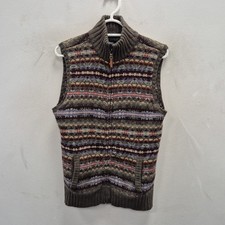 Ralph Lauren Polo Vintage Nordic Fair Isle Lambswool Wool Knit Vest Gilet Medium