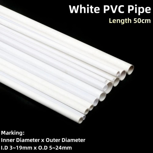 Pvc white round tube - pvc,