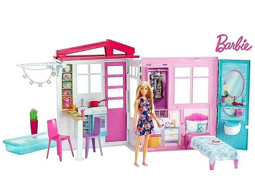 Barbie doll house playset with - barbie,
