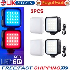 2pcs Godox LED6R RGB LED Video