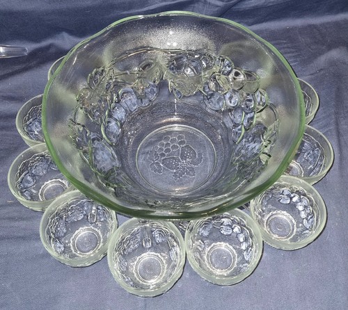 Vintage rayeware orchard glass - orchard,