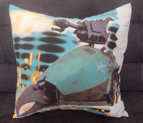 Robot wars filled cushion - robot,