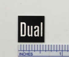 Dual Turntable Badge Logo For