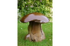 Teak root mushroom sculpture - mushroom,