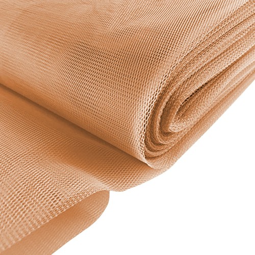 Blush dress net - net, fabric