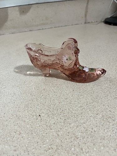 Fenton glass shoe boot hand - fenton,