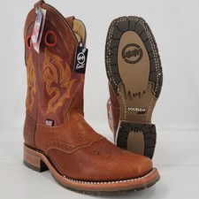 Men's Double H DH4400 Mickey Square Toe Boots Size 11D Union Made UFCW 1776 NIB