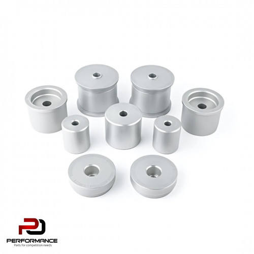 Rear solid aluminium bushings