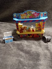 Playmobil food stall with - food,