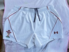 Under Armour Wales Rugby Union Home Shorts 2010-12 Size XL Brand New Without Tag
