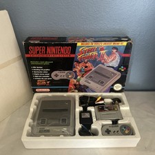 Street Fighter 2 SNES Super Nintendo Console Boxed PAL VGC Tested & Working