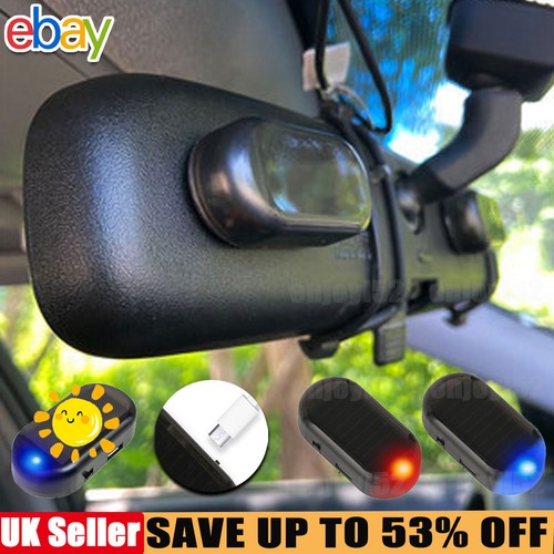 Solar car alarm led light - car,